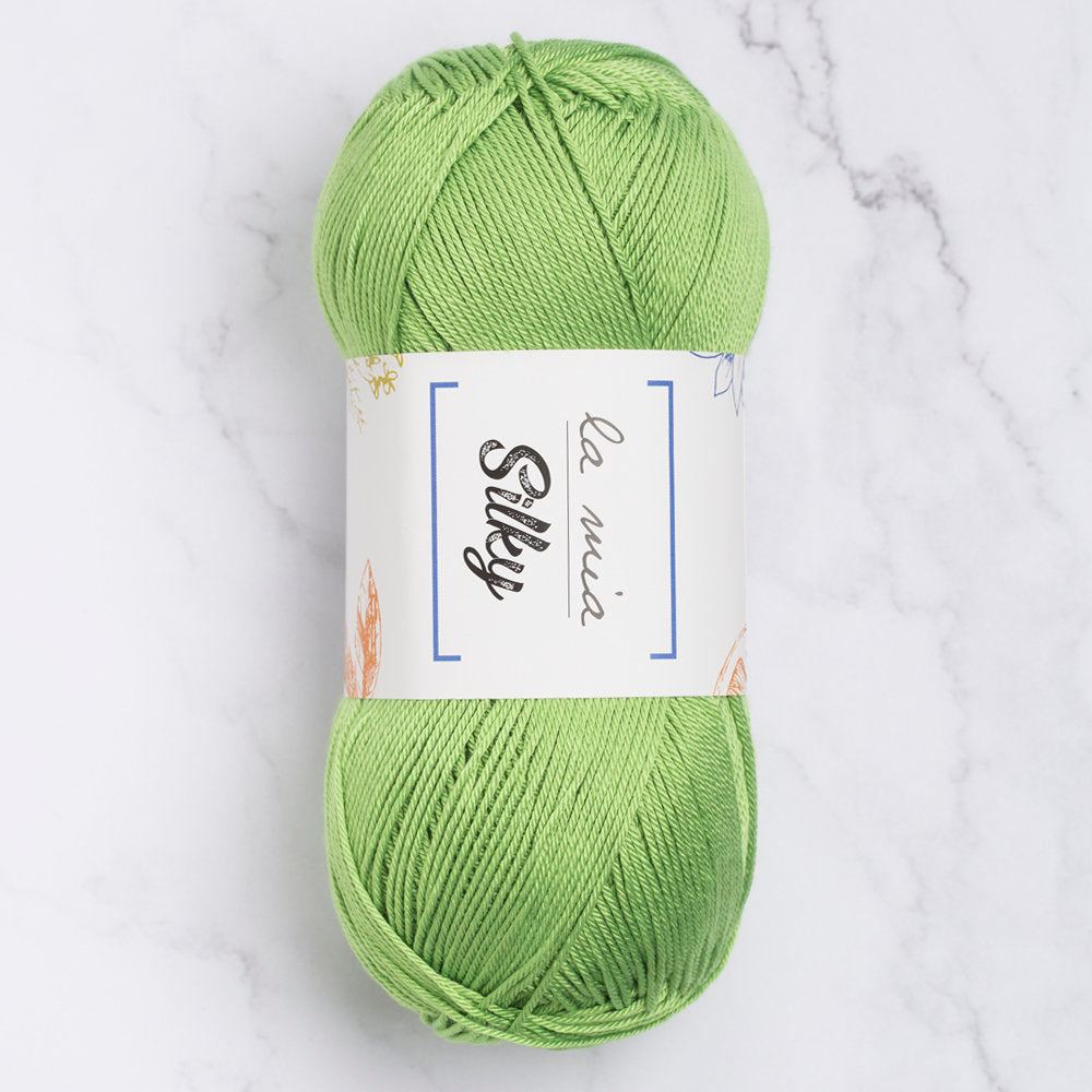 La Mia Silky Yeşil El Örgü İpi - L025