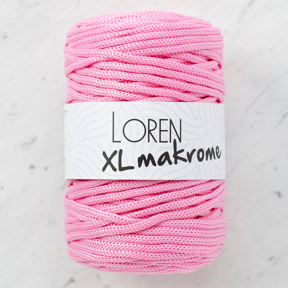 Loren XL Makrome Pembe El Örgü İpi - R047