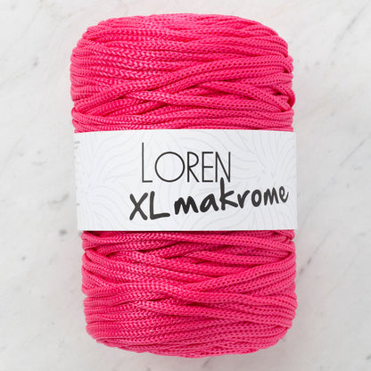 Loren XL Makrome Fuşya El Örgü İpi - R013