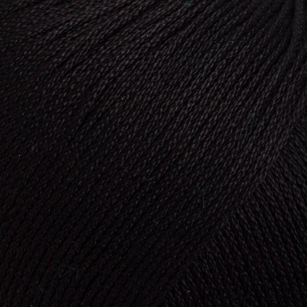 La Mia Lux Mercerized Cotton Siyah El Örgü İpi - 1