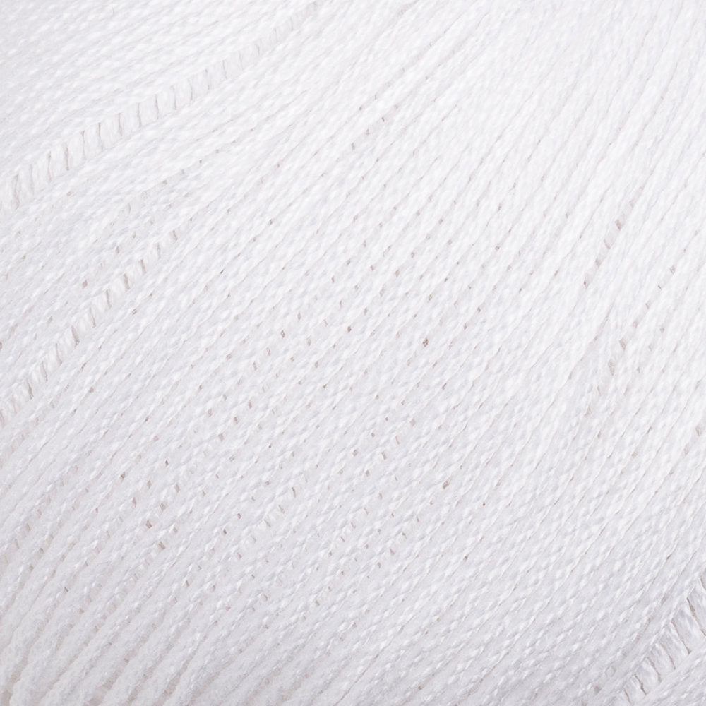 La Mia Lux Mercerized Cotton Beyaz El Örgü İpi - 2