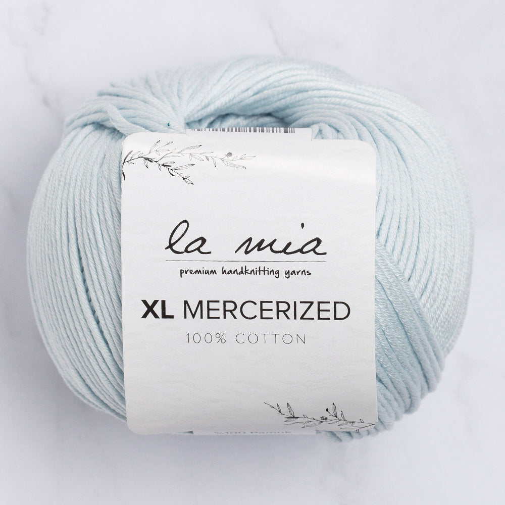 La Mia XL Mercerized Bebe Mavi El Örgü İpi - 79