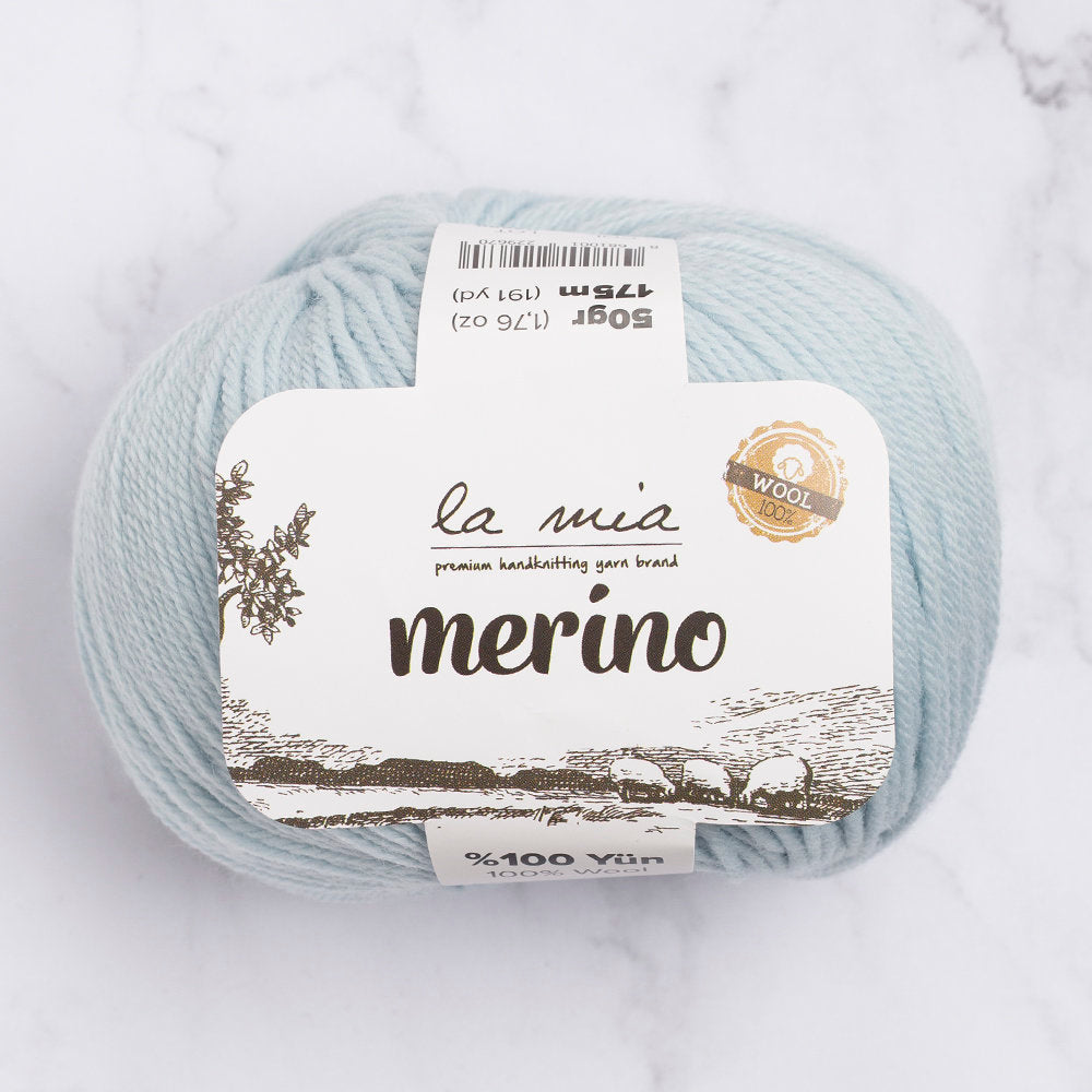 La Mia Merino Bebe Mavi El Örgü İpi - L069