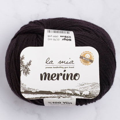 La Mia Merino Siyah El Örgü İpi - L006
