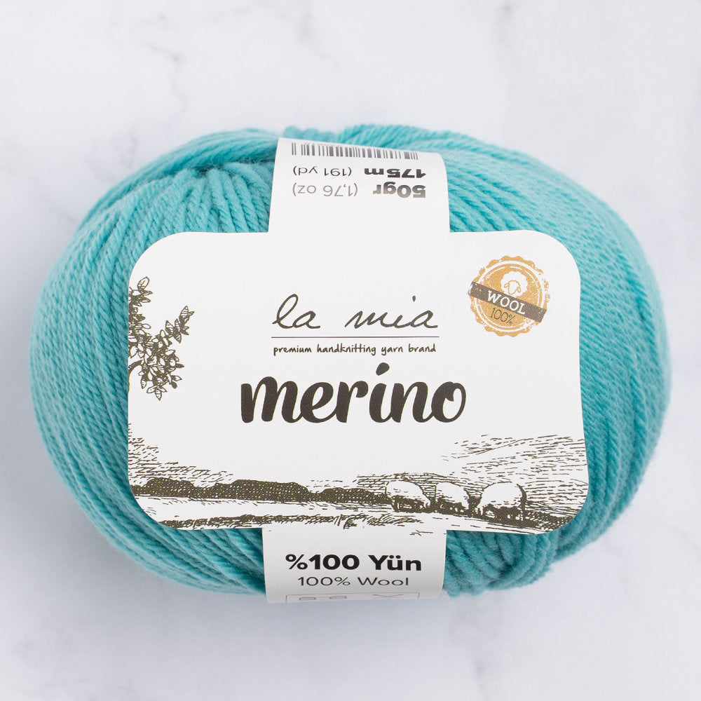 La Mia Merino Yeşil El Örgü İpi - L053