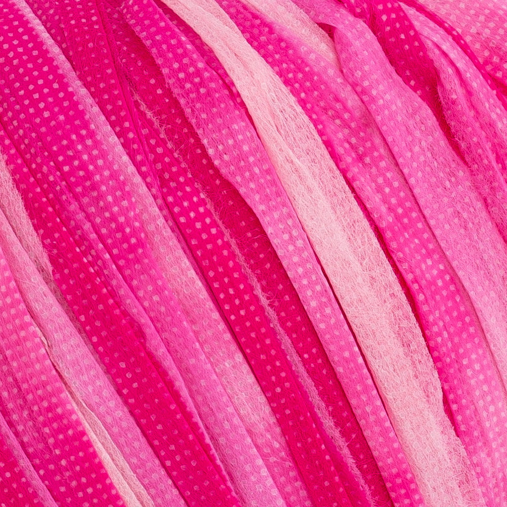 Loren Fashion Pembe Fuşya Rafya Şerit İp - R073