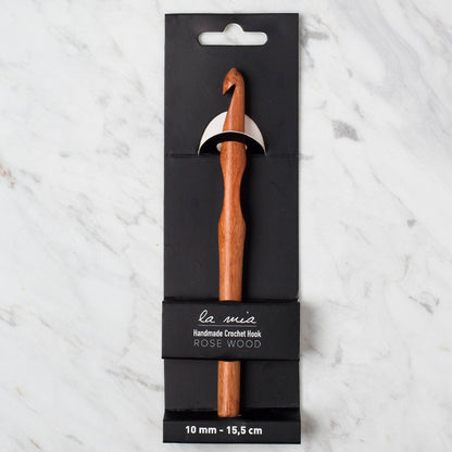 La Mia Rosewood 10 mm 15.5 cm Ahşap Yün Tığ