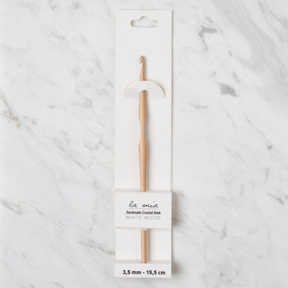 La Mia Whitewood 3.5 mm 15.5 cm Ahşap Yün Tığ