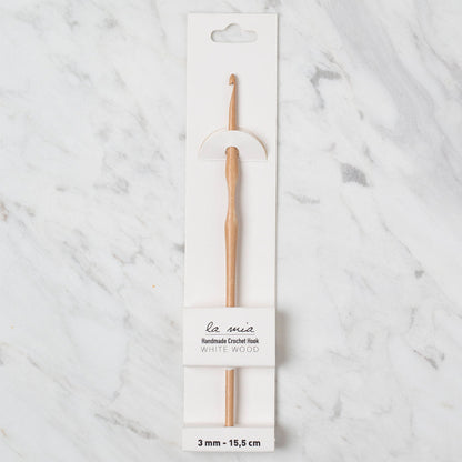 La Mia Whitewood 3 mm 15.5 cm Ahşap Yün Tığ