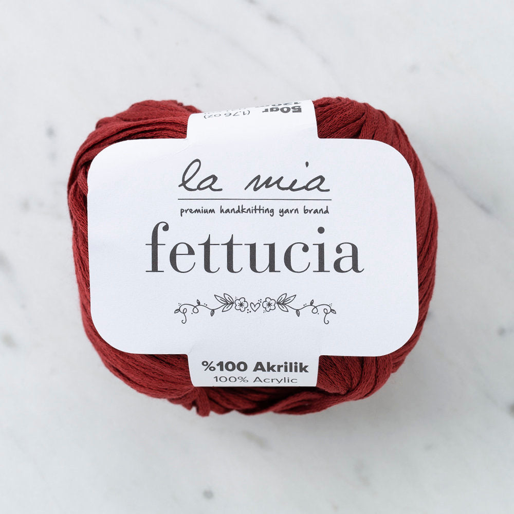 La Mia Fettucia Bordo El Örgü İpi - L093