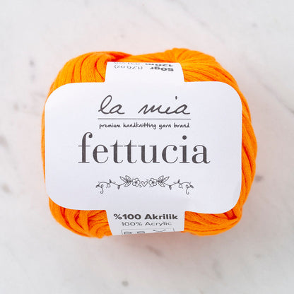La Mia Fettucia Turuncu El Örgü İpi - L077