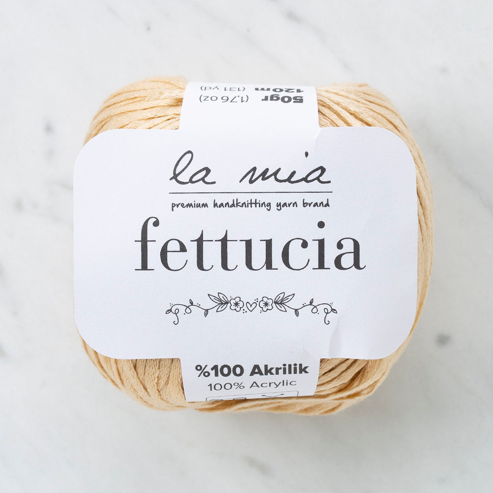 La Mia Fettucia Bej El Örgü İpi - L120