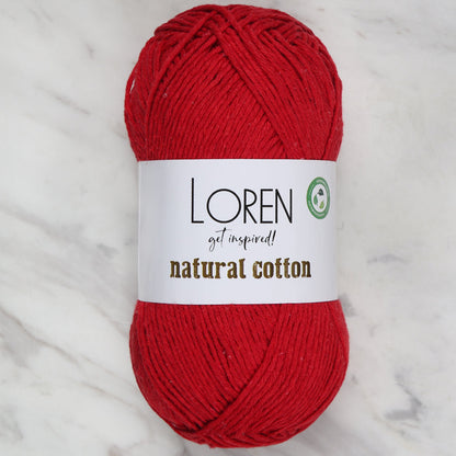 Loren Natural Cotton Vişne Çürüğü El Örgü İpi - R099