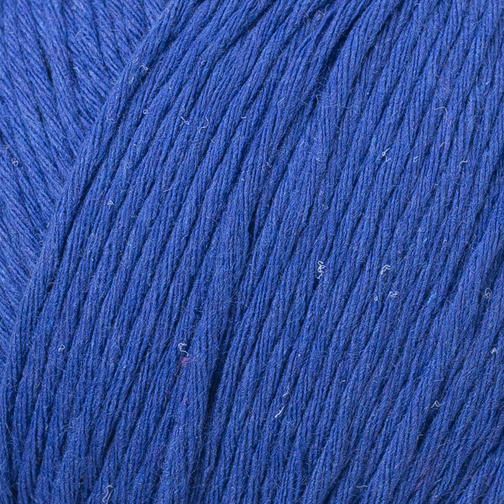 Loren Natural Cotton Saks Mavi El Örgü İpi - R025