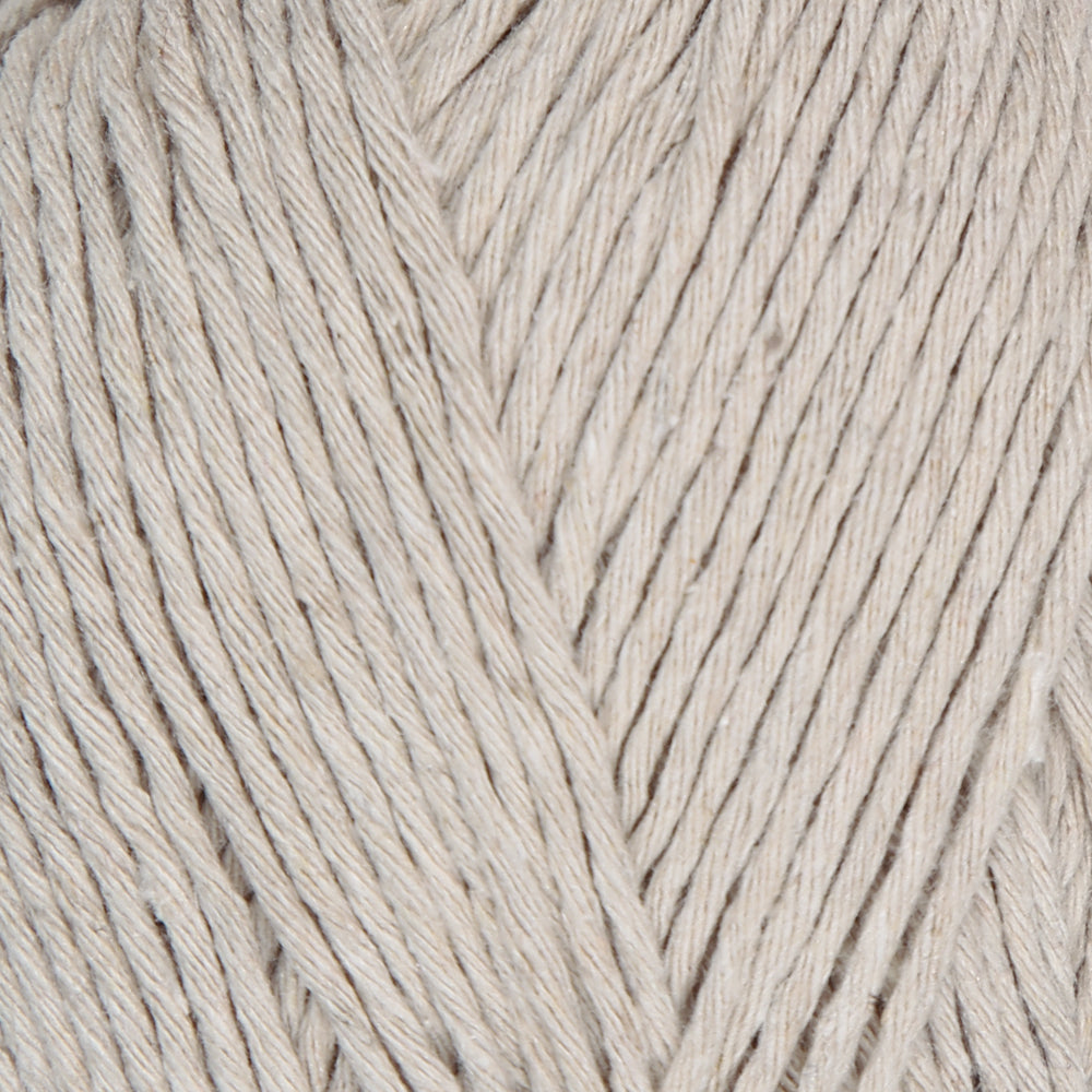 Loren Natural Cotton Taş Rengi El Örgü İpi - R089