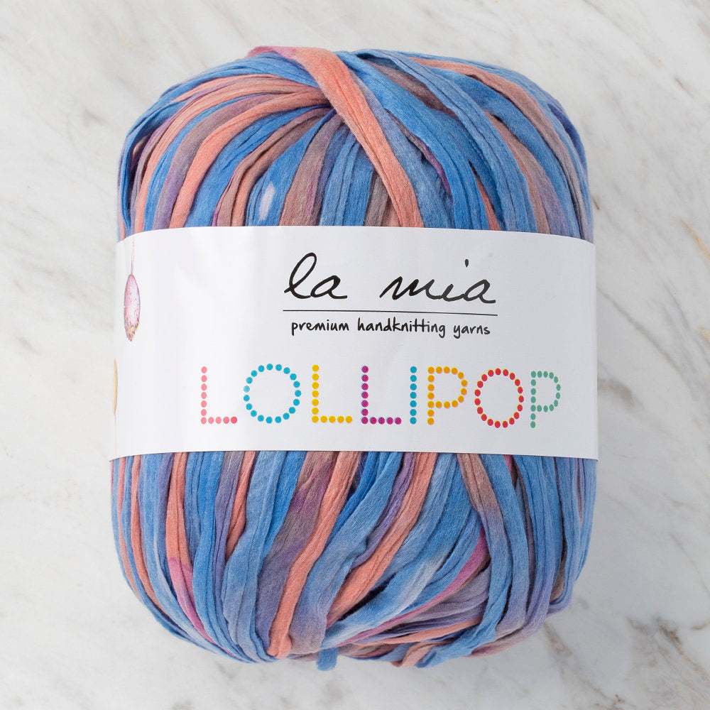 La Mia Lollipop Ebruli Yumuşak Kağıt El Örgü İpliği - LL001