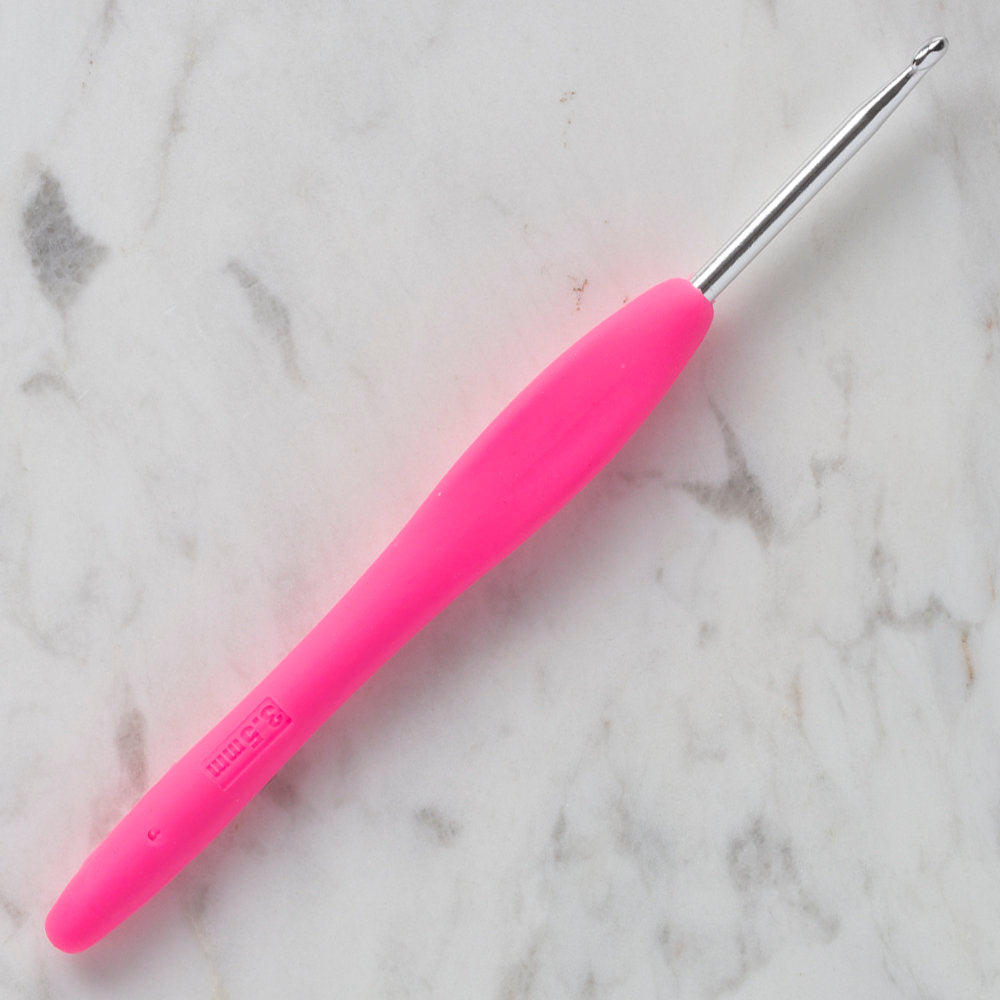 Loren Crafts 3,5 mm Pembe Yün Tığ