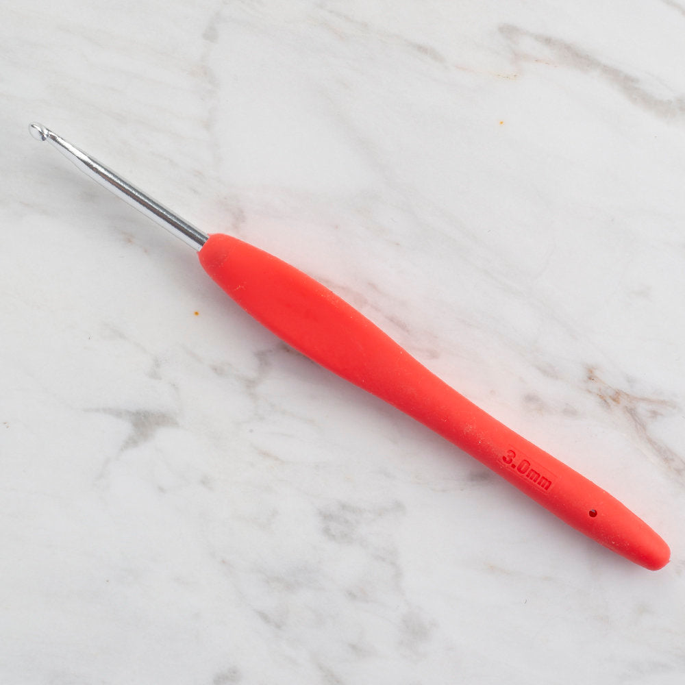 Loren Crafts 3 mm Nar Çiçeği Yün Tığ