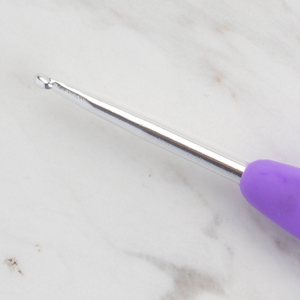 Loren Crafts 2.5 mm Mor Yün Tığ