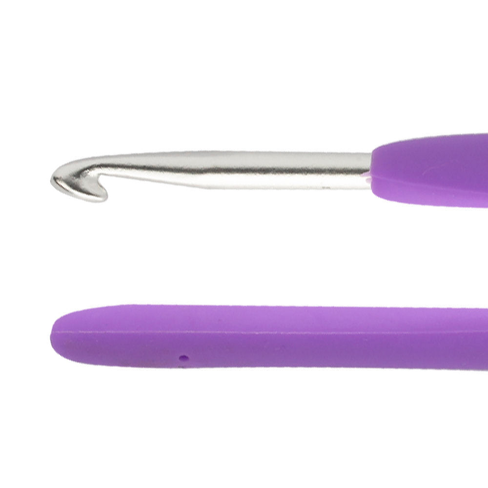 Loren Crafts 5 mm Mor Yün Tığ