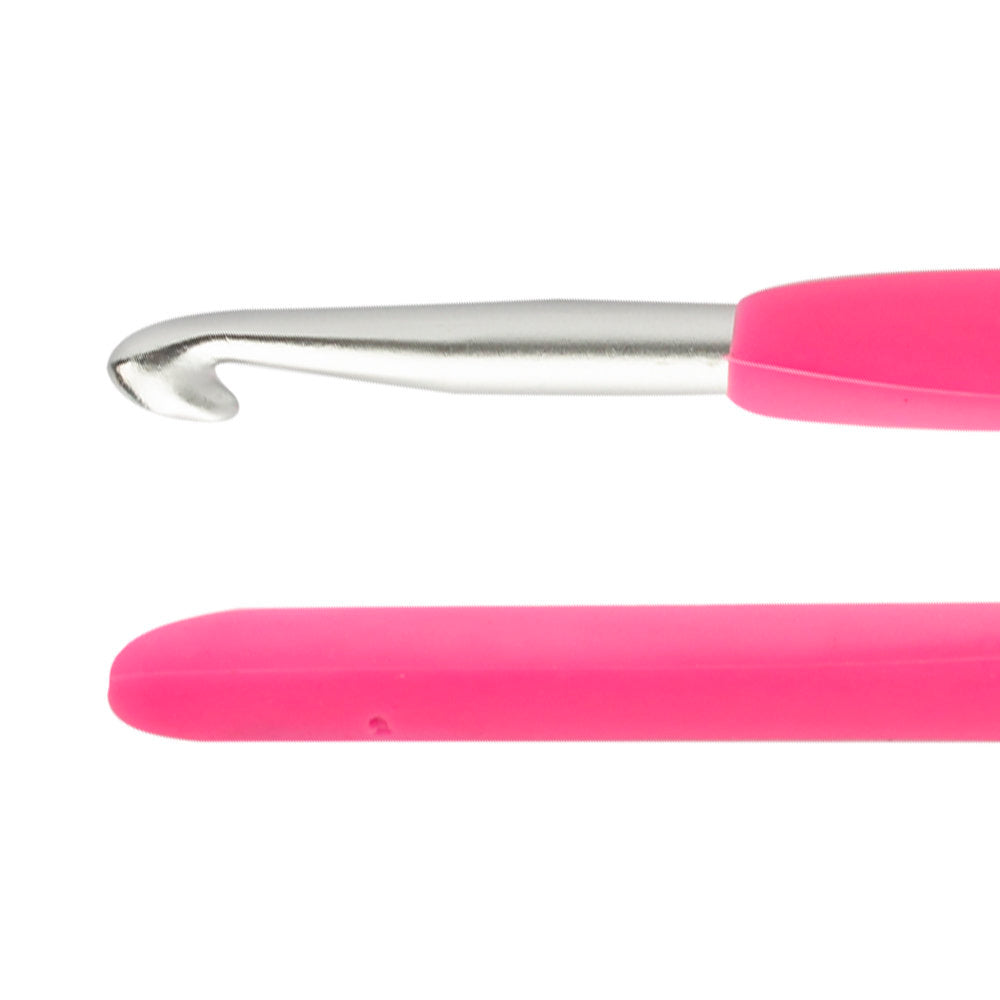 Loren Crafts 6 mm Pembe Yün Tığ