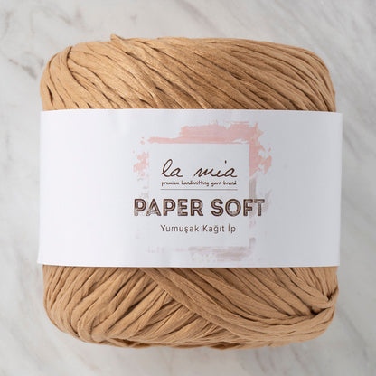 La Mia Paper Soft Bej El Örgü İpliği - L049
