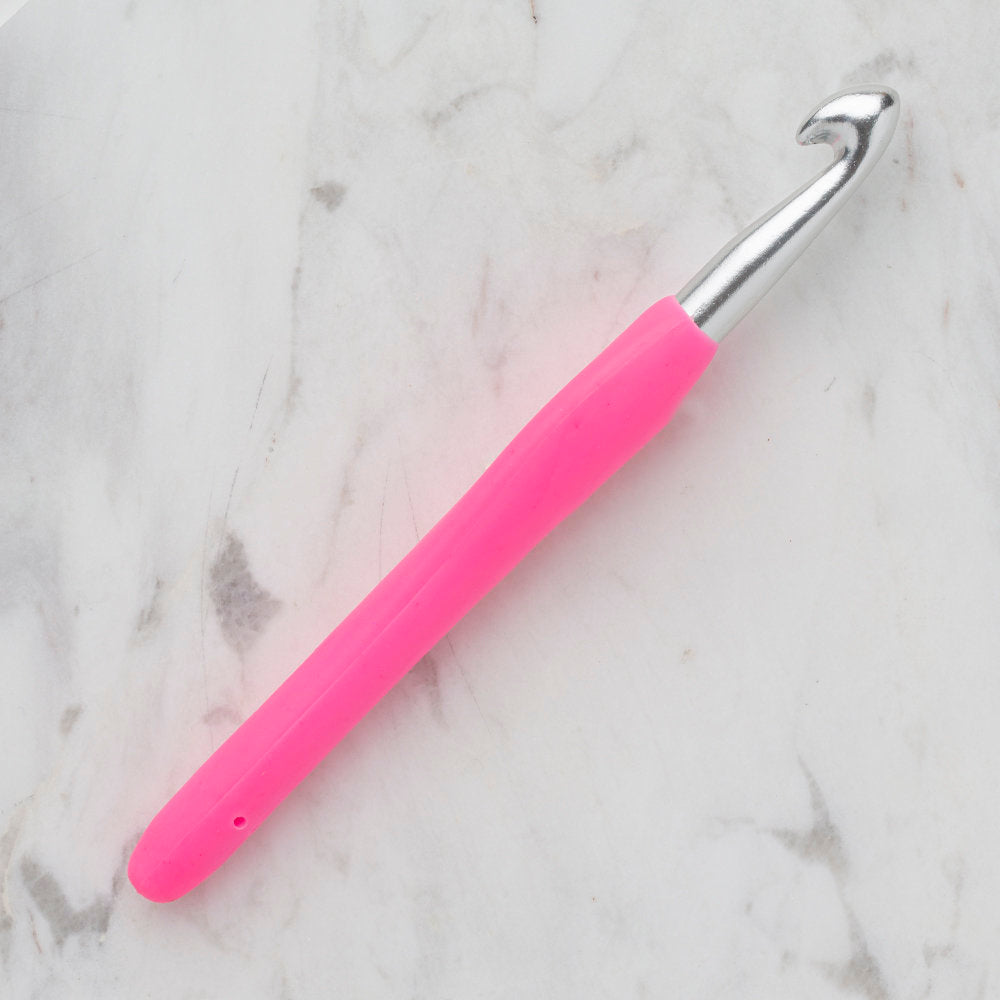 Loren Crafts 10 mm Pembe Yün Tığ