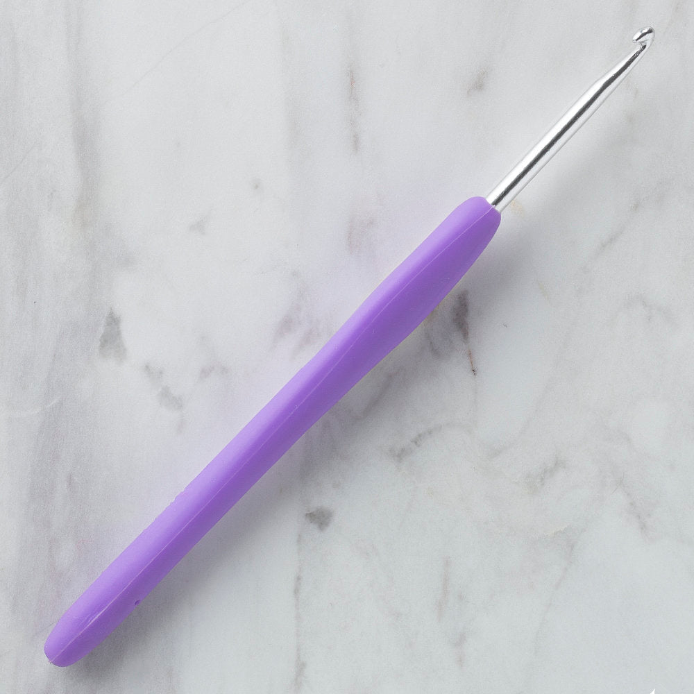 Loren Crafts 3 mm Mor Yün Tığ