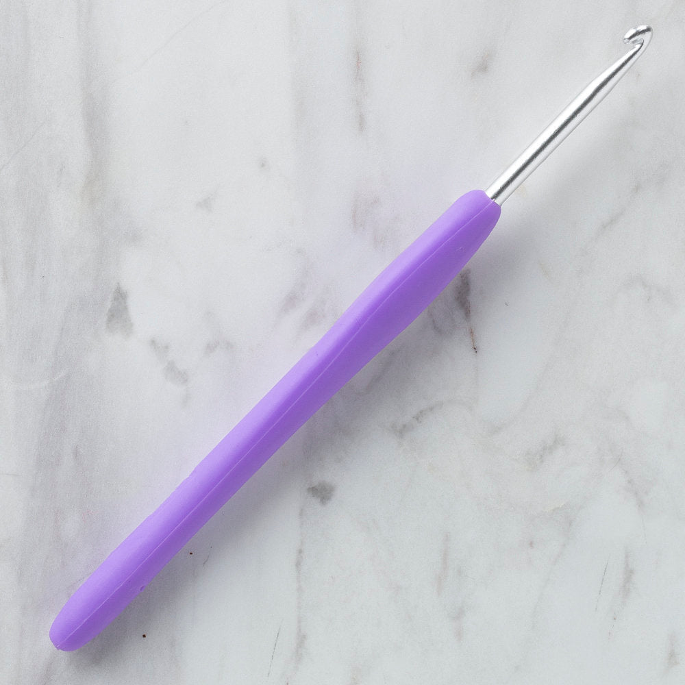 Loren Crafts 3.5 mm Mor Yün Tığ