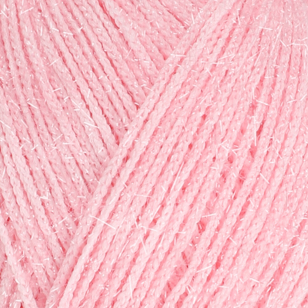 Loren Silver Toz Pembe El Örgü İpi - RS0013