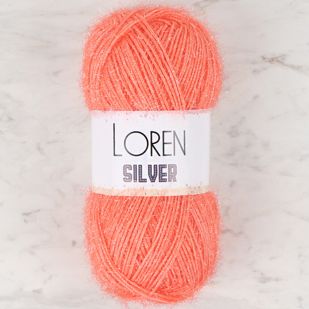 Loren Silver Turuncu El Örgü İpi - RS0019