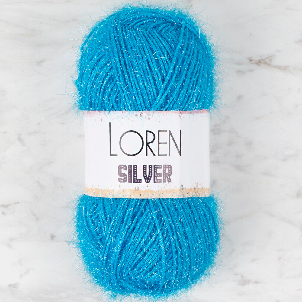 Loren Silver Mavi El Örgü İpi - RS0003