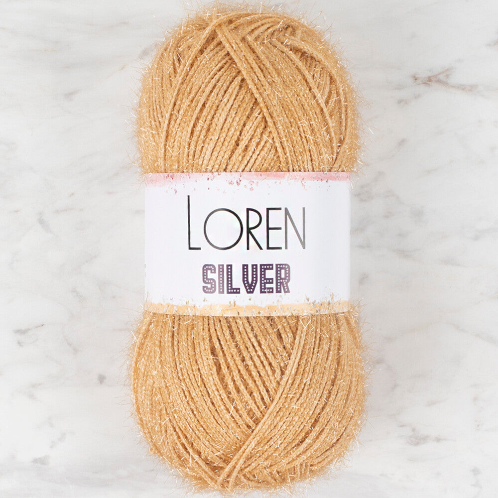 Loren Silver Bej El Örgü İpi - RS00100