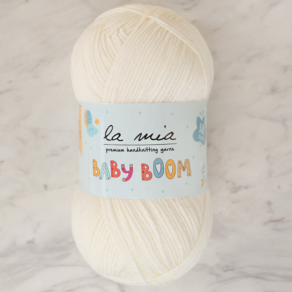 La Mia Baby Boom Ekru El Örgü İpi - 19