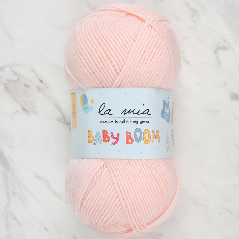 La Mia Baby Boom Açık Pembe El Örgü İpi - 699