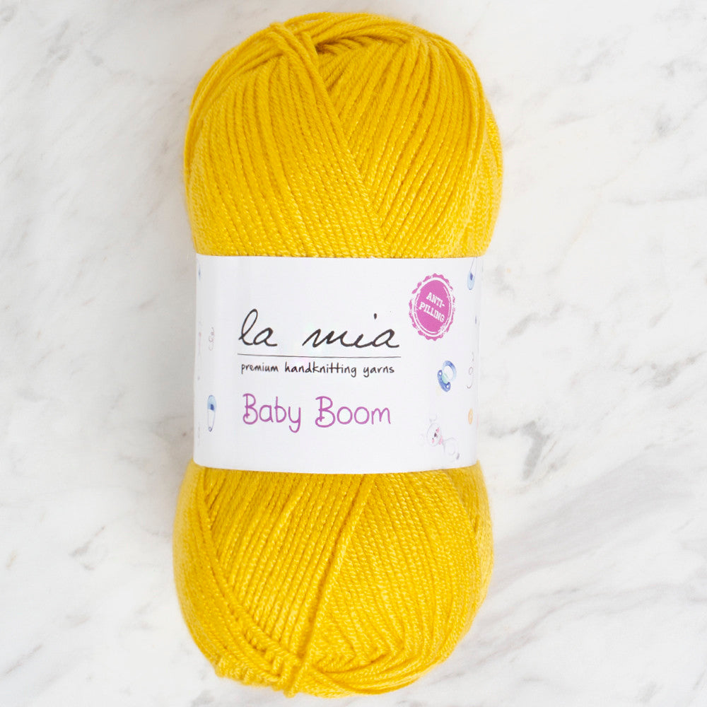 La Mia Baby Boom Sarı El Örgü İpi - 1321
