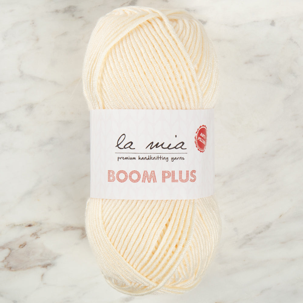 La Mia Boom Plus krem El Örgü İpi-25