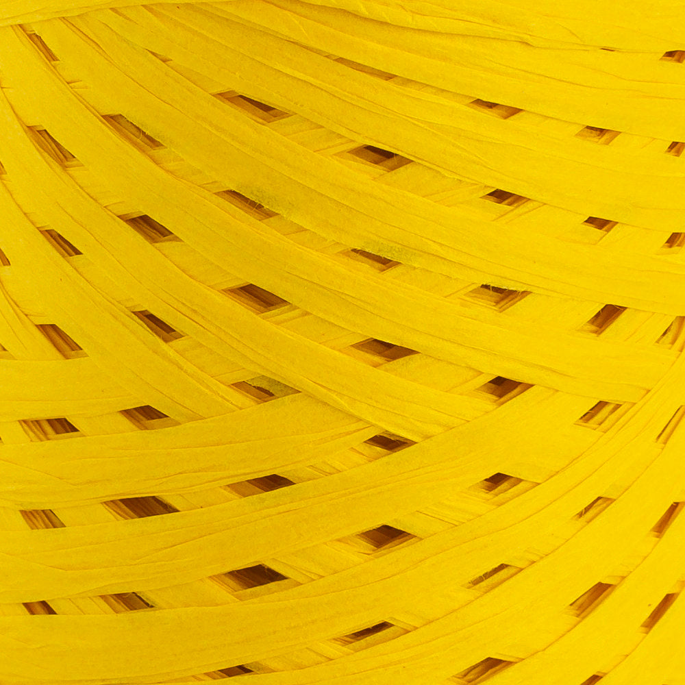Loren Natural Raffia 90 gr Sarı Kağıt İp - 9