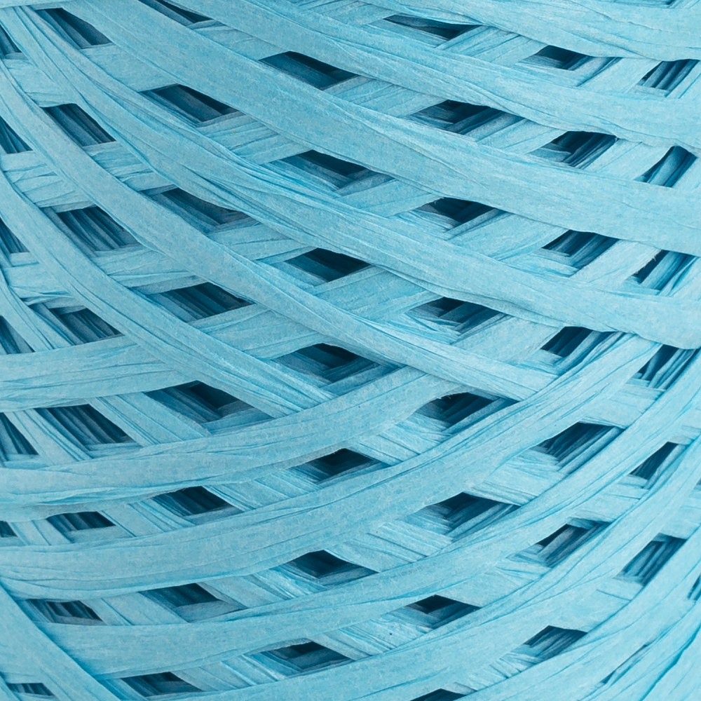 Loren Natural Raffia 90 gr Turkuaz Kağıt İp - 20