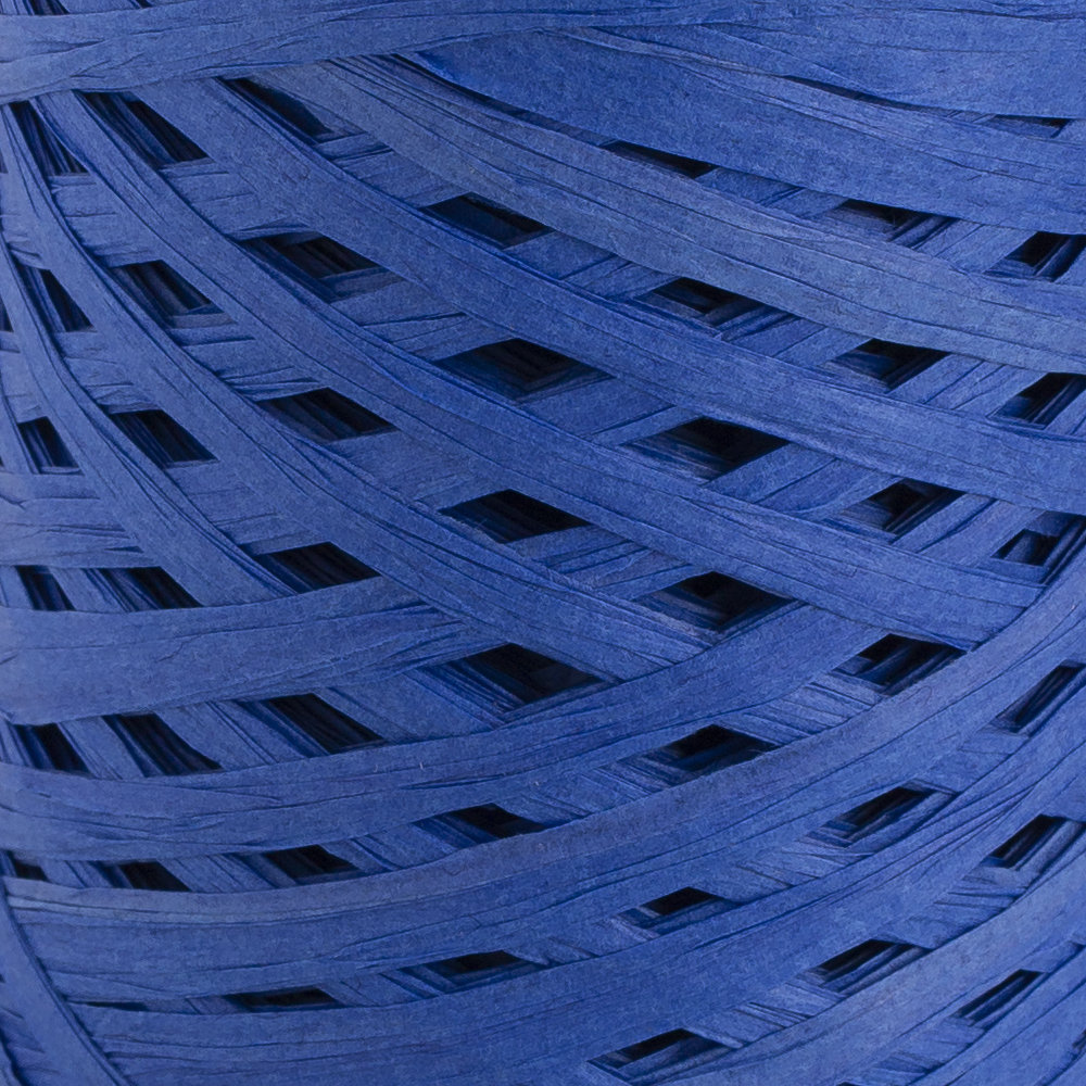 Loren Natural Raffia  90 gr  Saks Mavi Kağıt İp - 24