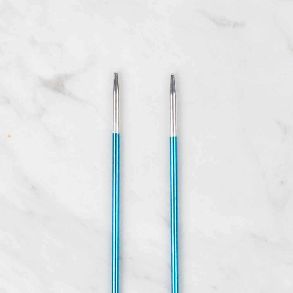 Loren Crafts Rythm 2,5mm Mavi Renkli Metal Örgü Şişi
