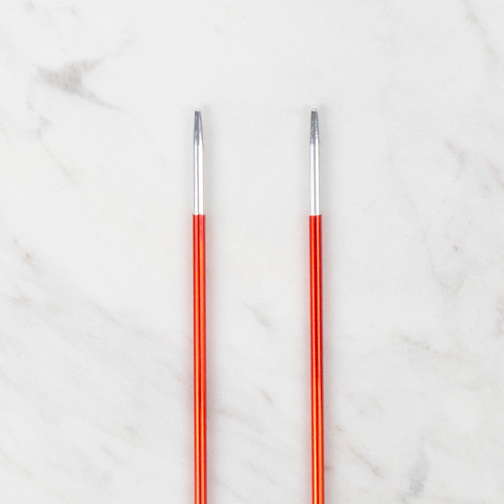 Loren Crafts Rythm 2,5mm Kırmızı Renkli Metal Örgü Şişi