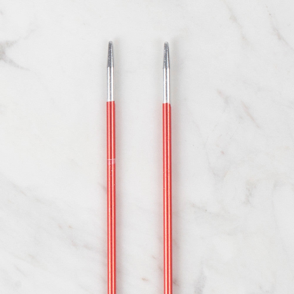 Loren Crafts Rythm 3mm Kırmızı Renkli Metal Örgü Şişi