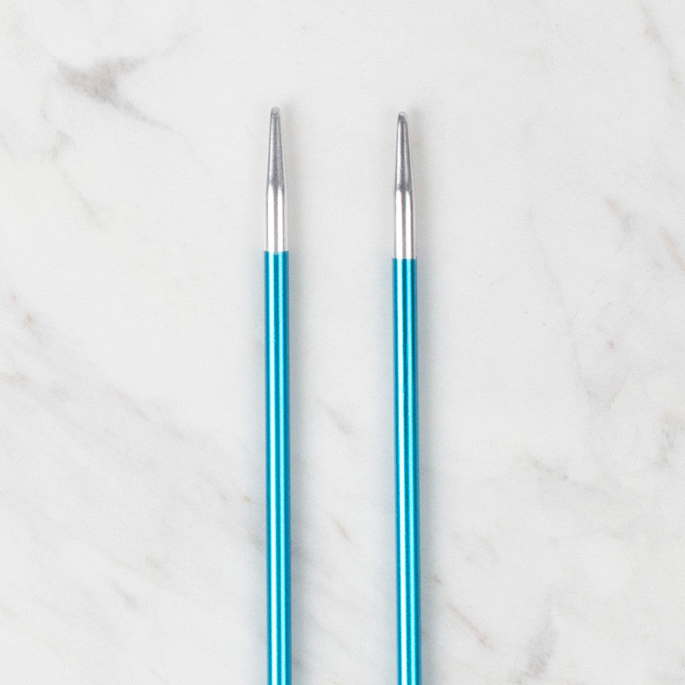 Loren Crafts Rythm 3,5mm Mavi Renkli Metal Örgü Şişi