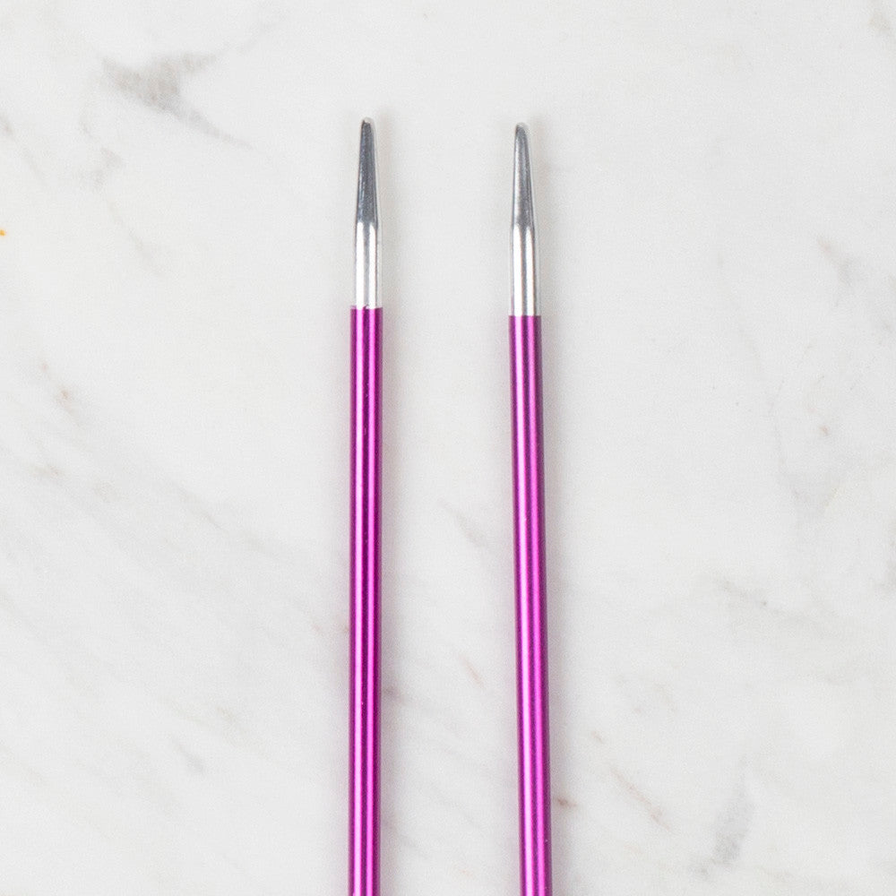Loren Crafts Rythm 3,5mm Mor Renkli Metal Örgü Şişi