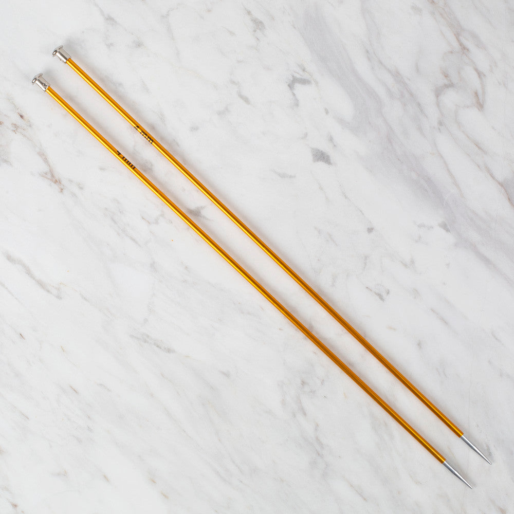 Loren Crafts Rythm 4mm Sarı Renkli Metal Örgü Şişi