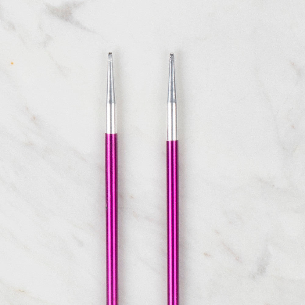 Loren Crafts Rythm 4mm Mor Renkli Metal Örgü Şişi