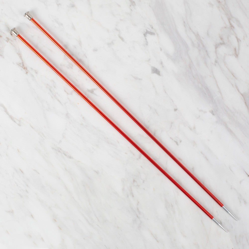 Loren Crafts Rythm 4mm Kırmızı Renkli Metal Örgü Şişi