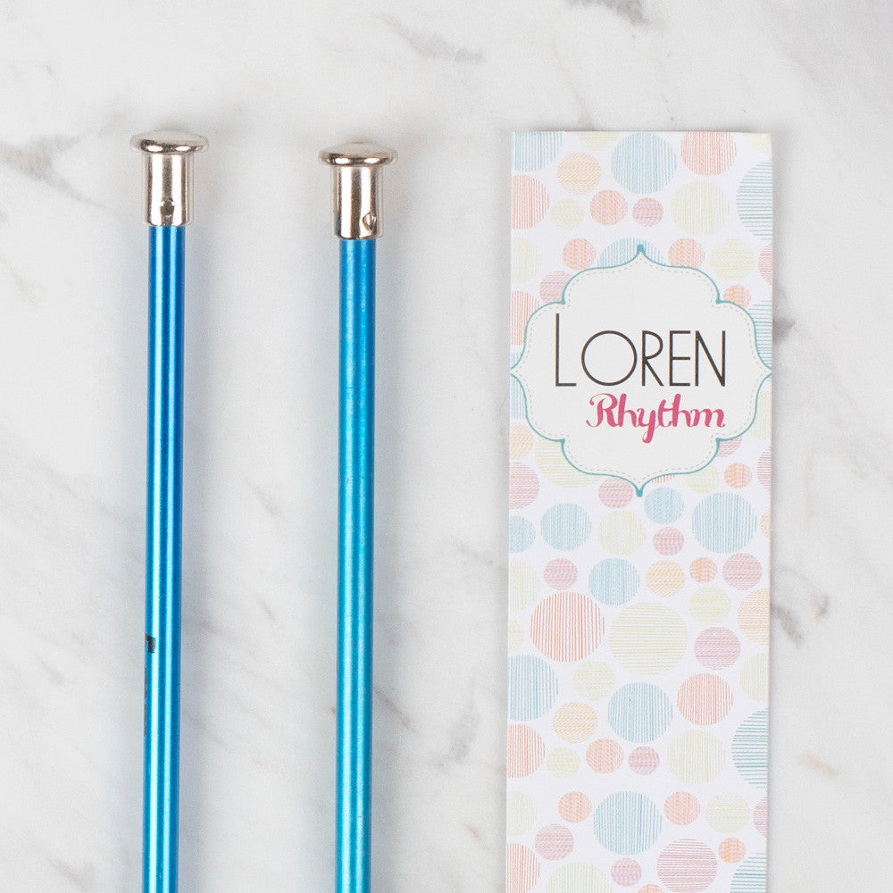 Loren Crafts Rythm 5mm Mavi Renkli Metal Örgü Şişi