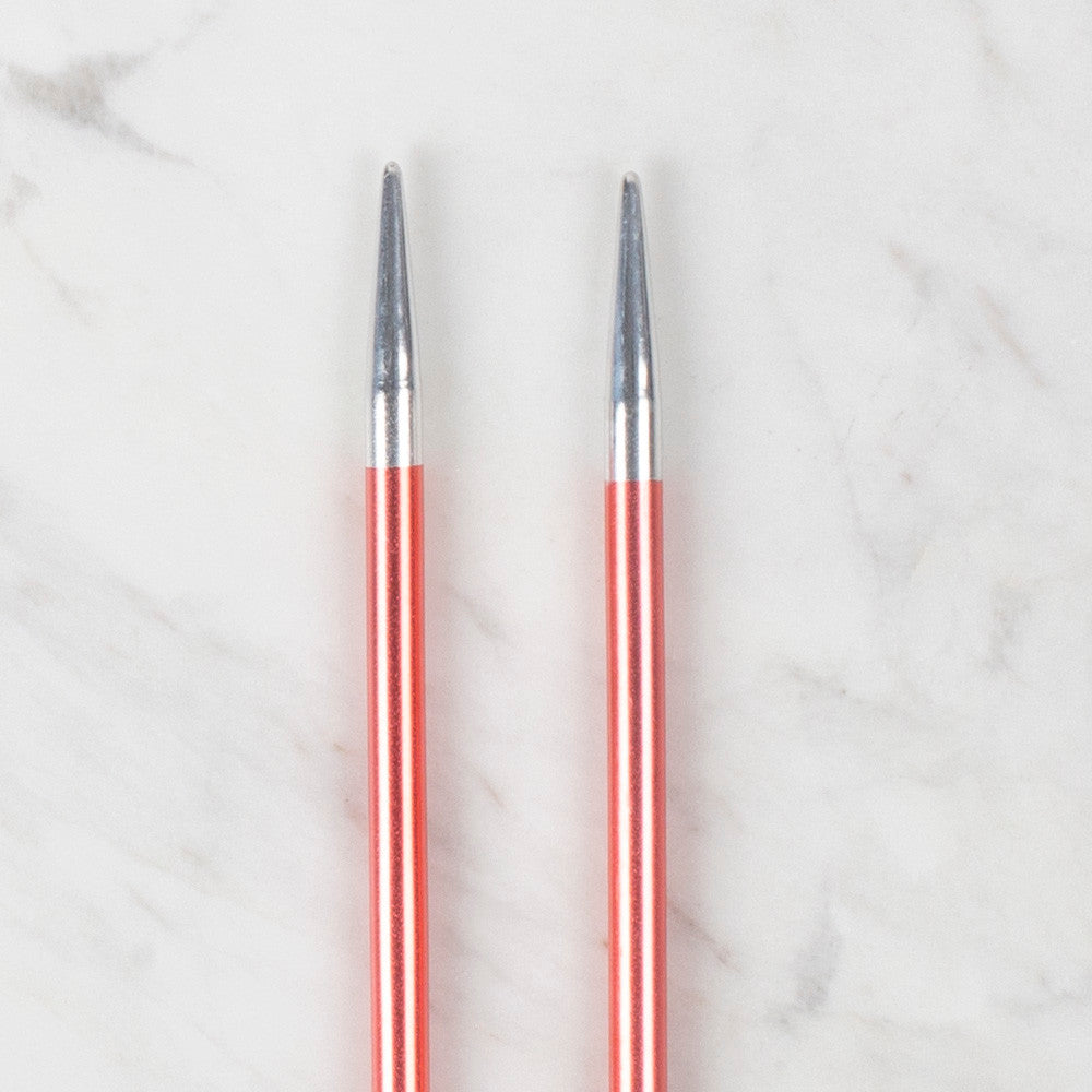 Loren Crafts Rythm 5mm Kırmızı Renkli Metal Örgü Şişi